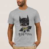 Mini Classic Batman Sketch T-Shirt (Vorderseite)