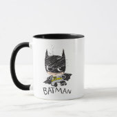 Mini Classic Batman Sketch Tasse (Links)