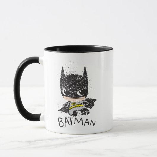 Mini Classic Batman Sketch Tasse (Links)
