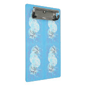 Mini Clipboard Abstrakt Art Wind Klemmbrett (Schrägansicht)