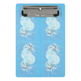 Mini Clipboard Abstrakt Art Wind Klemmbrett