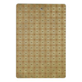 Mini Clipboard, Acorn Brown Boho Grunge Muster Mini Klemmbrett (Rückseite)