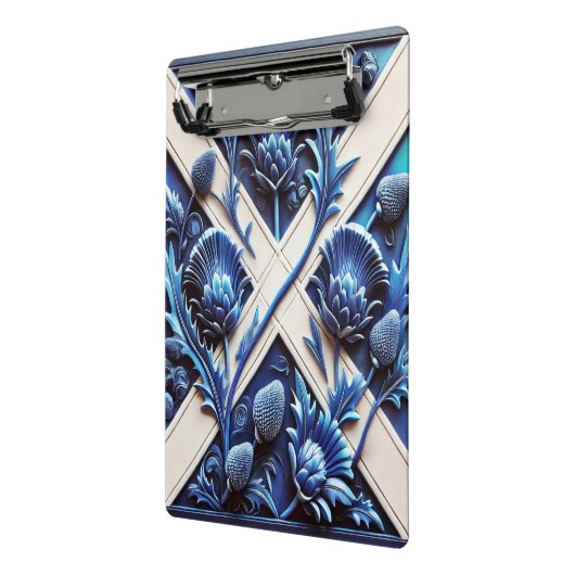 Mini-Clipboard mit schottischen Thistles Mini Klemmbrett (Gewinkelt2)