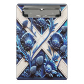 Mini-Clipboard mit schottischen Thistles Mini Klemmbrett (Vorderseite)