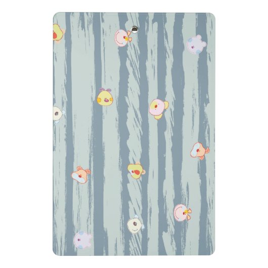 Mini Clipboard – Whimsy Faces Klemmbrett (Rückseite)