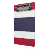 Mini clipboard with flag of Thailand Klemmbrett (Gewinkelt2)