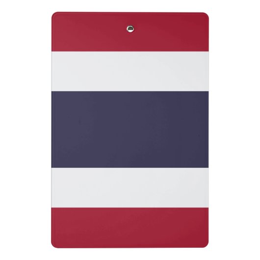 Mini clipboard with flag of Thailand Mini Klemmbrett (Rückseite)