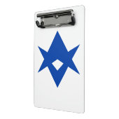 Mini clipboard with flag of Toyota City, Japan Klemmbrett (Gewinkelt2)