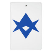 Mini clipboard with flag of Toyota City, Japan Klemmbrett (Rückseite)
