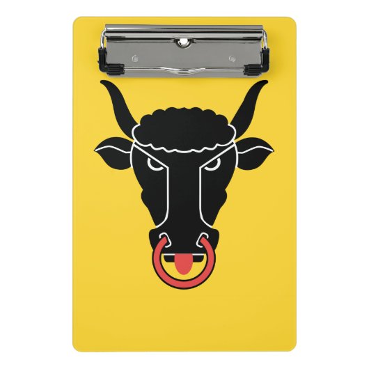 Mini clipboard with flag of Uri, Switzerland Klemmbrett (Vorderseite)