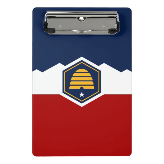 Mini clipboard with new flag of Utah, USA Klemmbrett (Vorderseite)