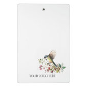 Mini Clipboard Women with Roses-Wreath Mini Klemmbrett (Rückseite)