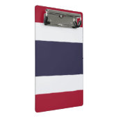 Mini-Clipbord mit der Flagge Thailands Mini Klemmbrett (Schrägansicht)