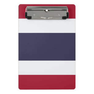 Mini-Clipbord mit der Flagge Thailands Mini Klemmbrett