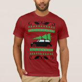 Mini Cooper Christmas T-Shirt (Vorderseite)