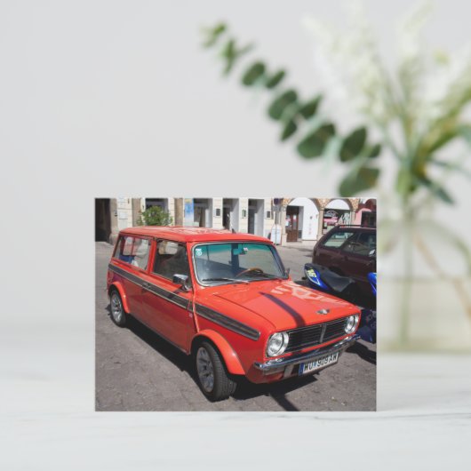Mini Cooper Clubman Anwesen Wagon Postkarte (Stehend Vorderseite)