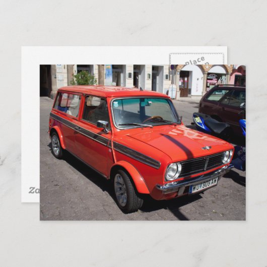 Mini Cooper Clubman Anwesen Wagon Postkarte (Vorne/Hinten)