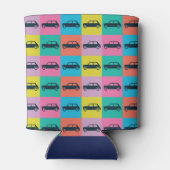 Mini Cooper für Funky Fun Checkerboard Dosenkühler (Rückseite)