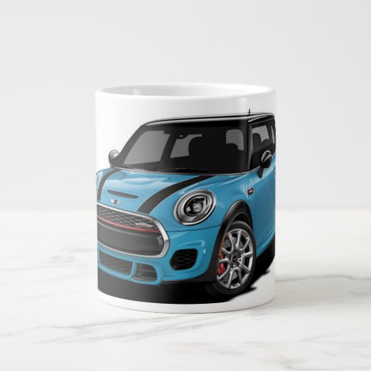 Mini-Cooper-Hardtop-Tasse Jumbo-Tasse (Vorderseite)
