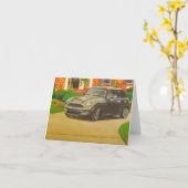 Mini Cooper Karte (Gelbe Blume)