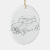 Mini Cooper Keramikornament (Rechts)