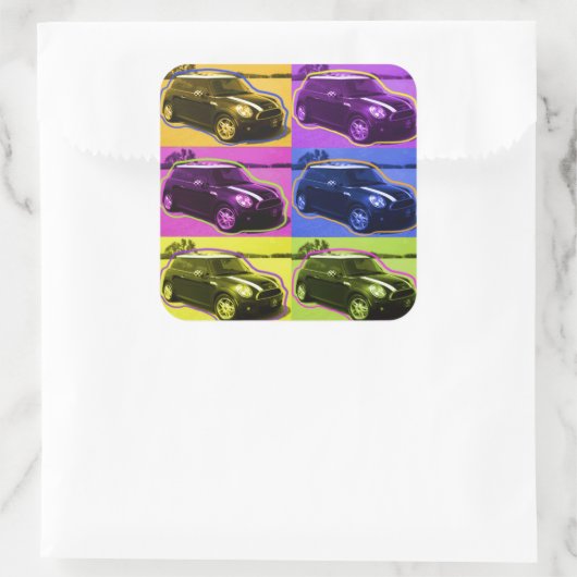 MINI COOPER POP STICKER (Tasche)