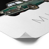 Mini Cooper Poster (Ecke)