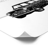 Mini Cooper Poster (Ecke)