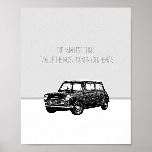 Mini Cooper Poster (Vorne)