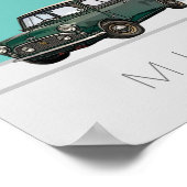 Mini Cooper Poster (Ecke)