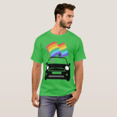 MINI Cooper Pride Version 1 lustig T-Shirt (Vorne ganz)