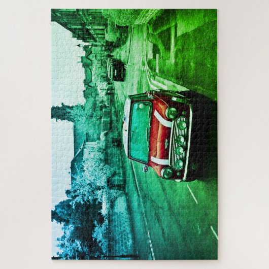 Mini Cooper Puzzle JowannaArt (Vertikal)