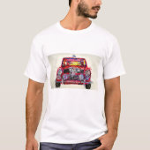 Mini Cooper Red Classic Wasserfarbe Shirt (Vorderseite)