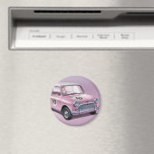 Mini Cooper S1 pink Magnet (In Situ (Geschirrspüler))
