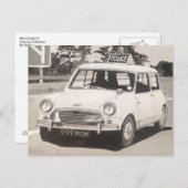 Mini Cooper S Postkarte (Vorne/Hinten)