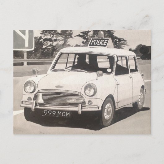 Mini Cooper S Postkarte (Vorderseite)