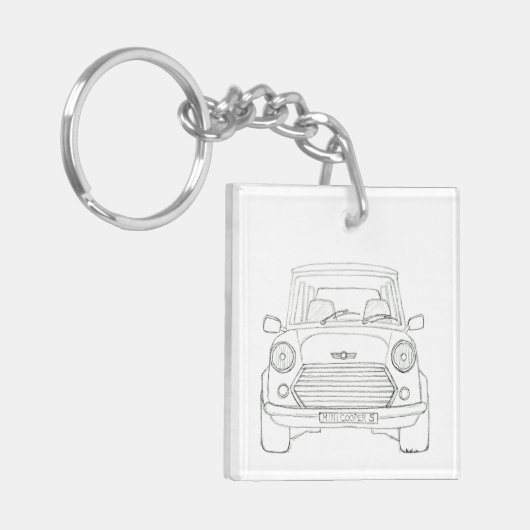 Mini Cooper Schlüsselanhänger (Vorderseite links)