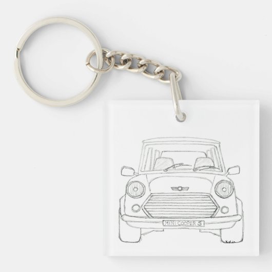 Mini Cooper Schlüsselanhänger (Vorderseite)