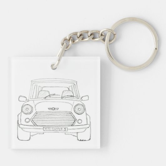 Mini Cooper Schlüsselanhänger (Rückseite)