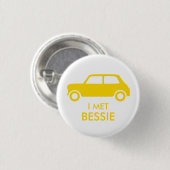 Mini Cooper Trading Button - Gelb auf Weiß (Vorne & Hinten)