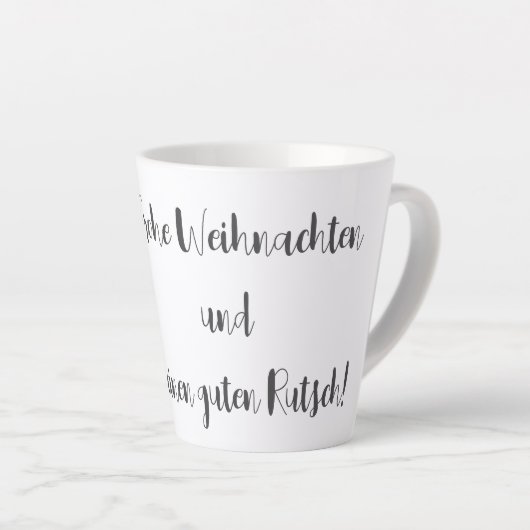 Mini Cooper Weihnachten Tasse (Rechte Ecke)