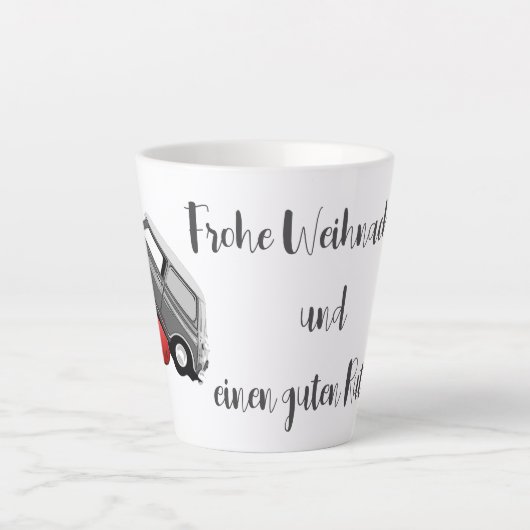 Mini Cooper Weihnachten Tasse (Vorderseite)