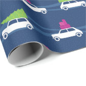 Mini Cooper-Weihnachtsverkehr Geschenkpapier (Rolleneckpunkt)