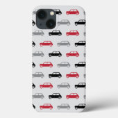 Mini Coopers on Go - Red & Black Case-Mate iPhone Hülle (Rückseite)