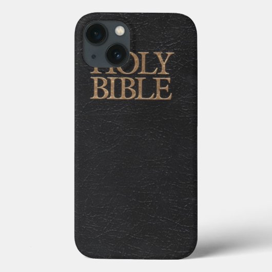Mini-Cover aus der heiligen Bibel Case-Mate iPhone Hülle (Rückseite)