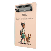 Mini Custom School Clipboard Mini Klemmbrett (Gewinkelt2)