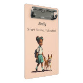 Mini Custom School Clipboard Mini Klemmbrett (Schrägansicht)