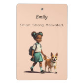 Mini Custom School Clipboard Mini Klemmbrett (Rückseite)