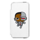 Mini Cyborg Incipio iPhone Geldbeutel-Hülle (Folio Vorderseite)
