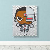 Mini Cyborg Leinwanddruck (Insitu (Holzboden))
